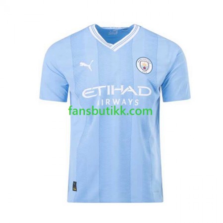 Fotballdrakt Manchester City Hjemmetrøye 2023-2024 Kortermet